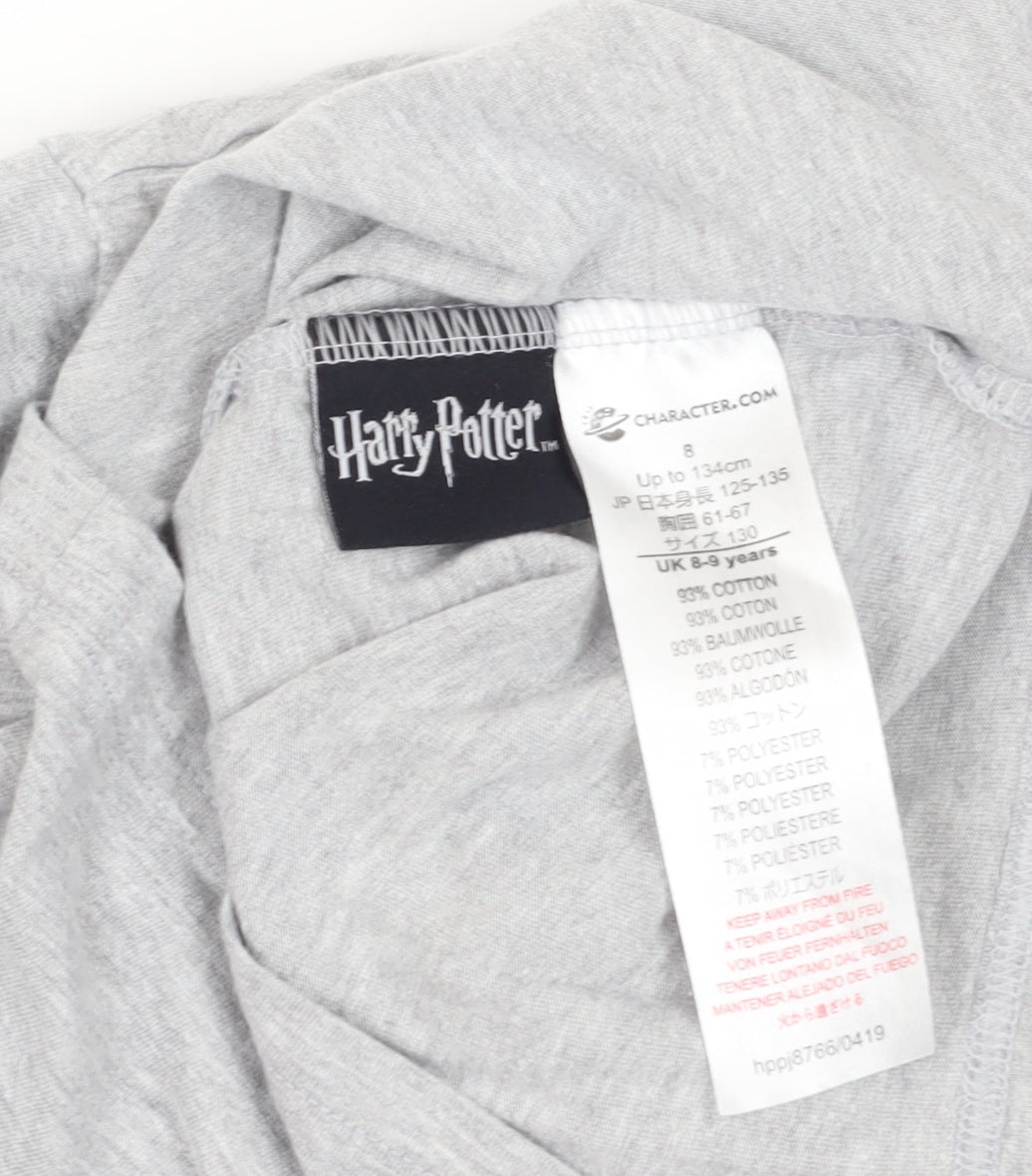Harry Potter Girls Grey Gryffindor Graphic Long Sleeve T-Shirt
