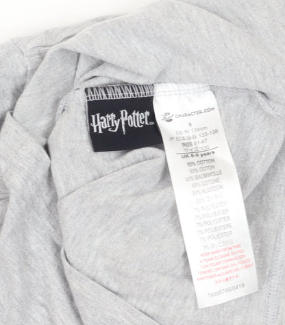 Harry Potter Girls Grey Gryffindor Graphic Long Sleeve T-Shirt