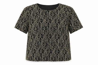 Womens UK Size 16 Eastex Black  Blouse