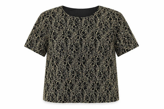 Womens UK Size 16 Eastex Black  Blouse