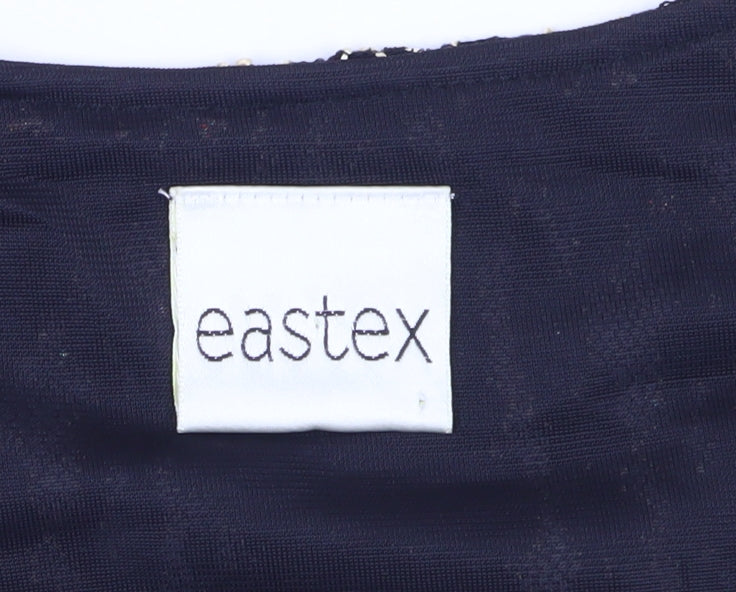 Womens UK Size 16 Eastex Black  Blouse