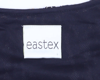 Womens UK Size 16 Eastex Black  Blouse
