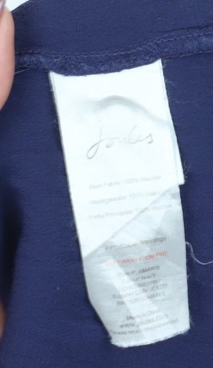 Womens UK Size 12 Joules Blue  T-Shirt