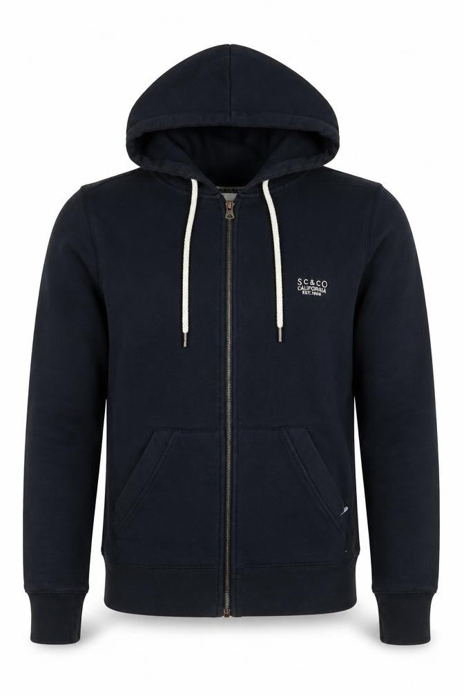 Mens UK Size S Soulcal & Co Black Full Zip Hoodie