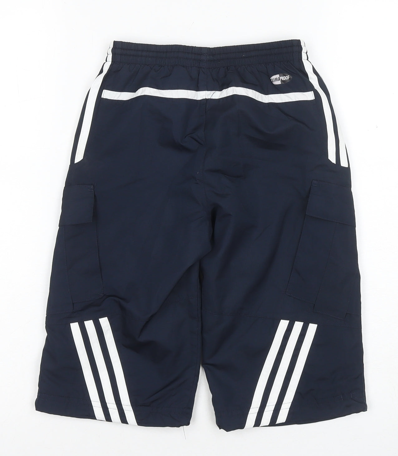 Adidas Men's Blue Athletic Shorts, Size 116