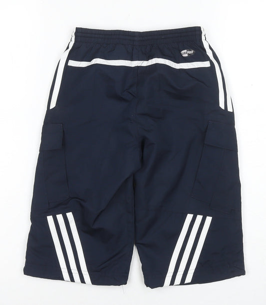 Adidas Men's Blue Athletic Shorts, Size 116