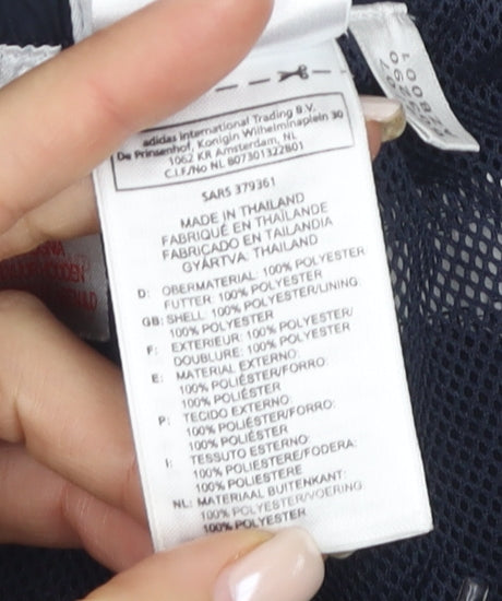 Adidas Men's Blue Athletic Shorts, Size 116