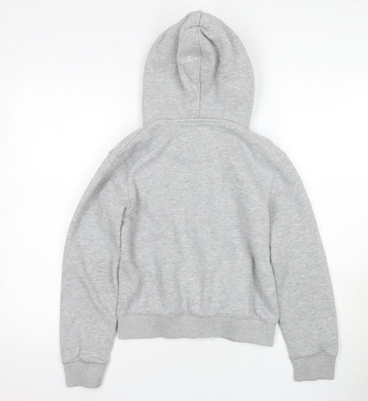 SoulCal & Co Boys Grey Full Zip Hoodie - 13 Years, Logo Accent