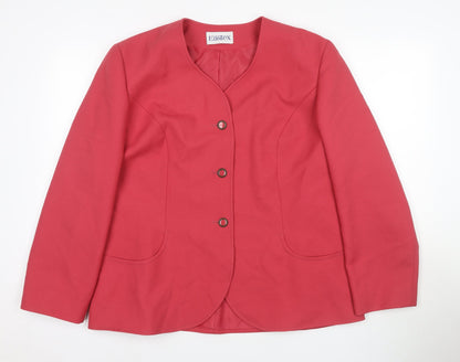 Eastex Women's Red Blazer Size 18, Regular Fit