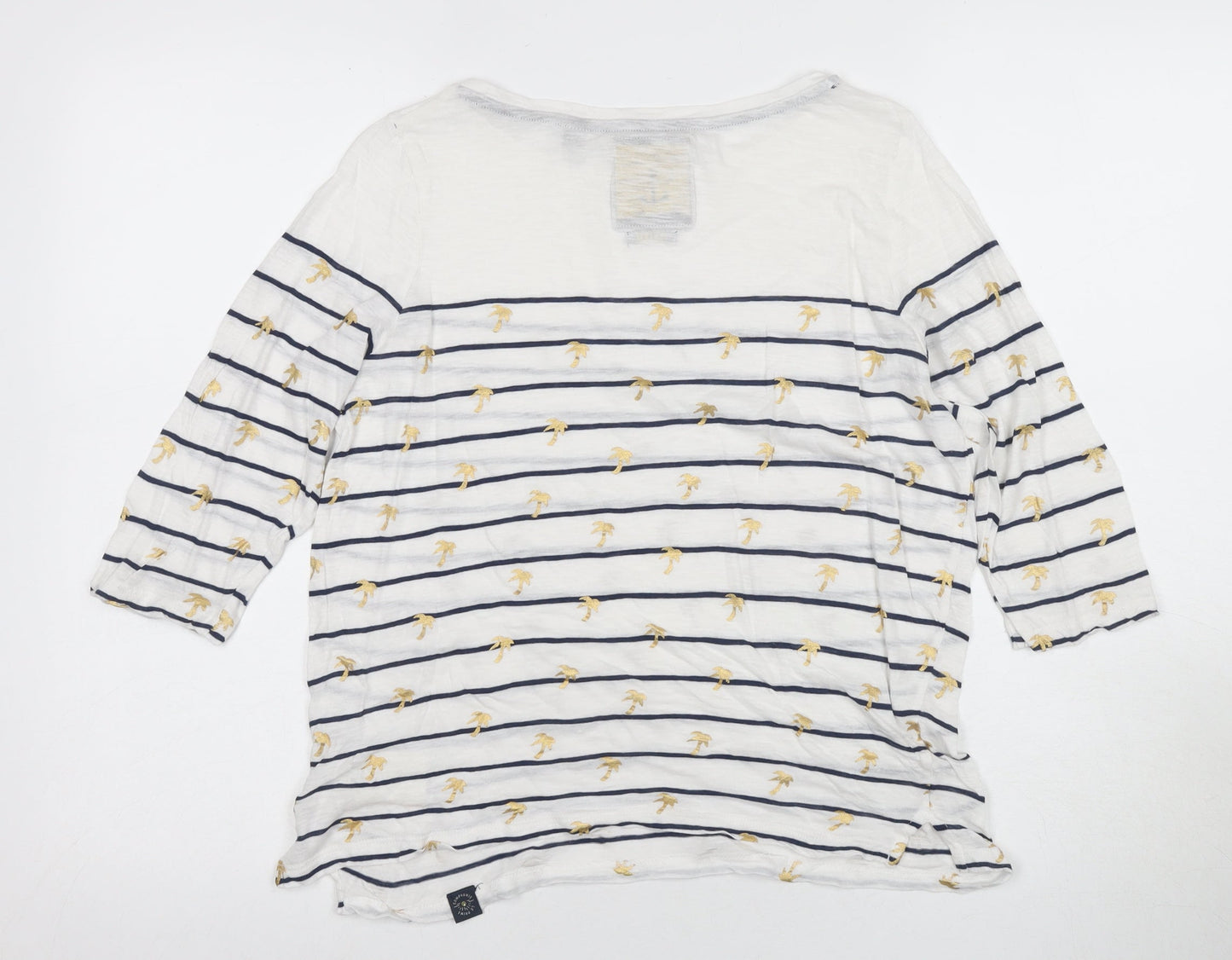 Womens UK Size S Superdry White Basic T-Shirt