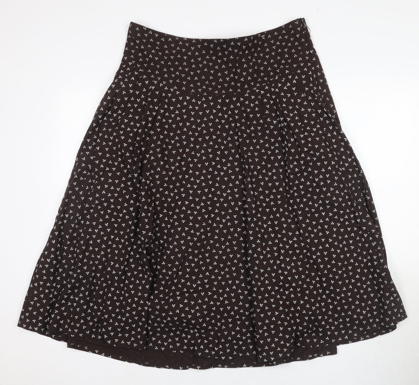 Laura Ashley Women's Black A-Line Skirt, Size 14