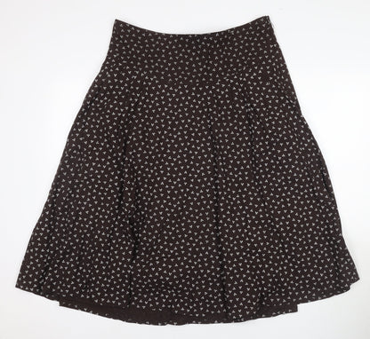 Laura Ashley Women's Black A-Line Skirt, Size 14