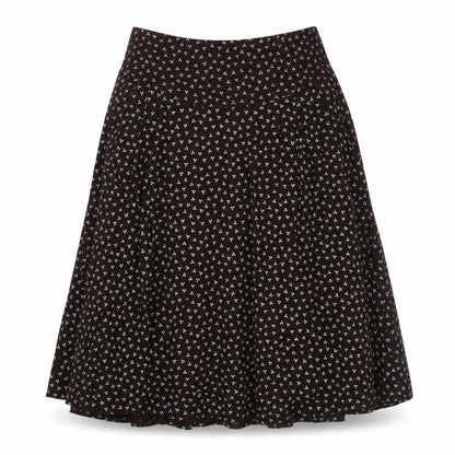 Laura Ashley Women's Black A-Line Skirt, Size 14