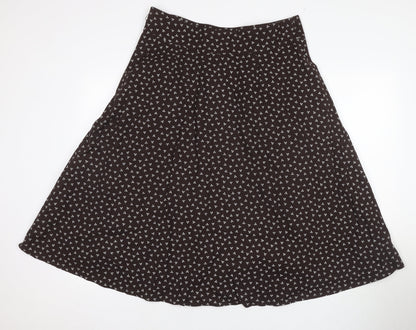 Laura Ashley Women's Black A-Line Skirt, Size 14