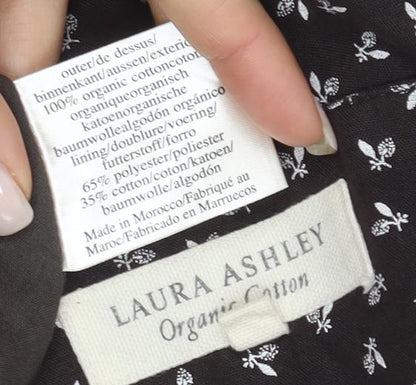 Laura Ashley Women's Black A-Line Skirt, Size 14