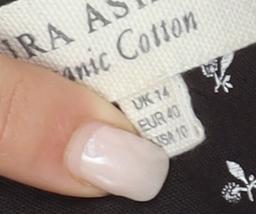 Laura Ashley Women's Black A-Line Skirt, Size 14