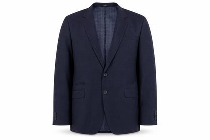 Jeff Banks Men's Blue Linen Blazer 20 Regular Lined