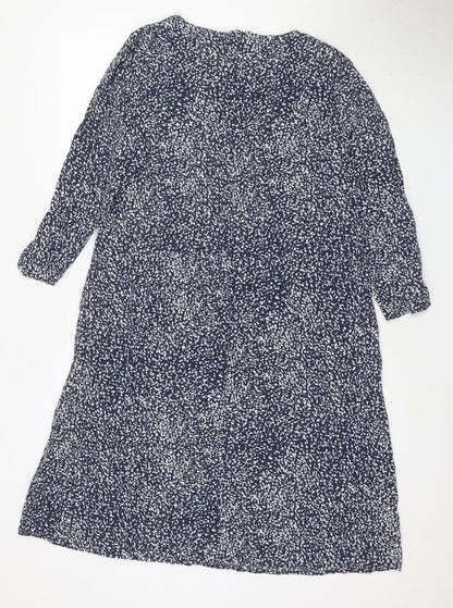 Joules Women's Blue Animal Print Shift Dress Size 12
