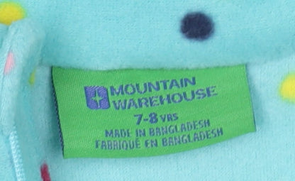 Mountain Warehouse Girls' Blue Spotted Fleece Pullover Sweatshirt