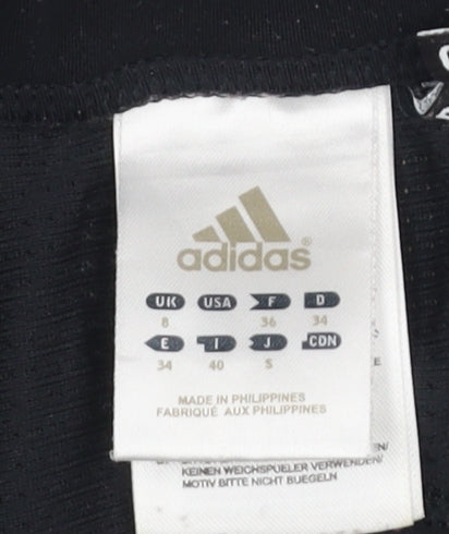 Adidas Women's Black Compression Leggings Size 8 - Sports Performance