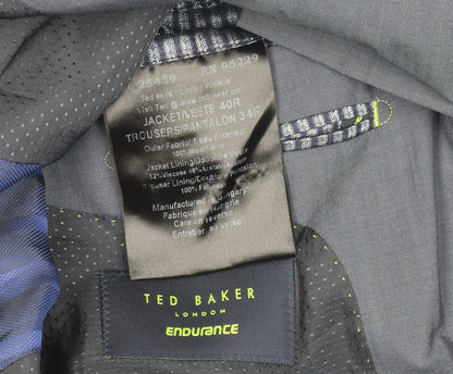 Mens UK Size 40 Ted Baker Regular Blue Suit Jacket
