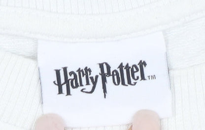 Simply Be Women's White Plus Size Harry Potter Sweatshirt