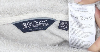 Regatta Women's Grey Fleece Pullover Sweatshirt Size 12