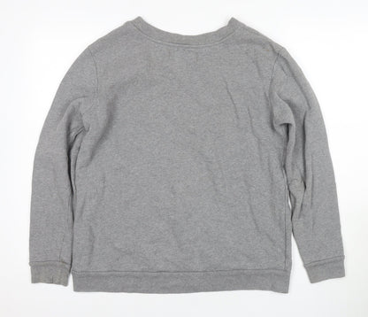 Mens UK Size S Calvin Klein Jeans Grey Pullover Sweatshirt
