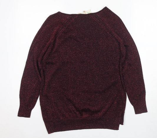 Womens UK Size 8 White Stuff Red Pullover Jumper