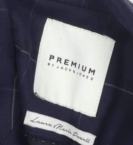 Mens UK Size 36 JACK & JONES Regular Blue Suit Jacket