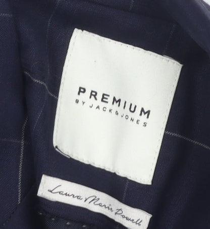 Mens UK Size 36 JACK & JONES Regular Blue Suit Jacket