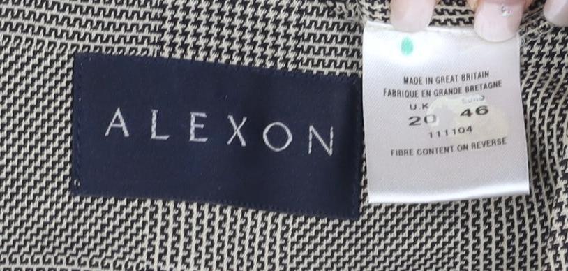 Womens UK Size 18 Alexon Regular Black Suit Jacket