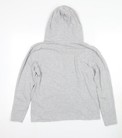 Bench Women's Grey Sweatshirt, S, Full Zip Urban Style