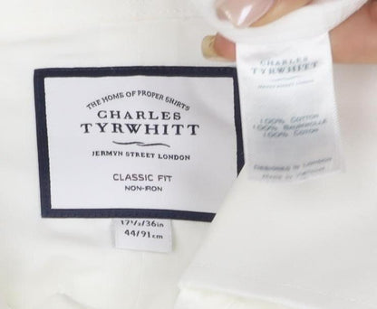 Mens UK Collar Size 141/2 36 Charles Tyrwhitt Smart White  Dress Shirt