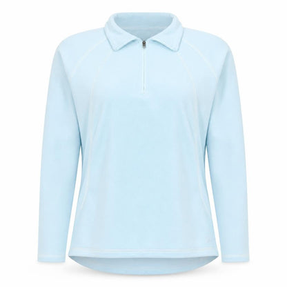 Peter Storm Women's Light Blue Size 10 1/2 Zip Sweatshirt