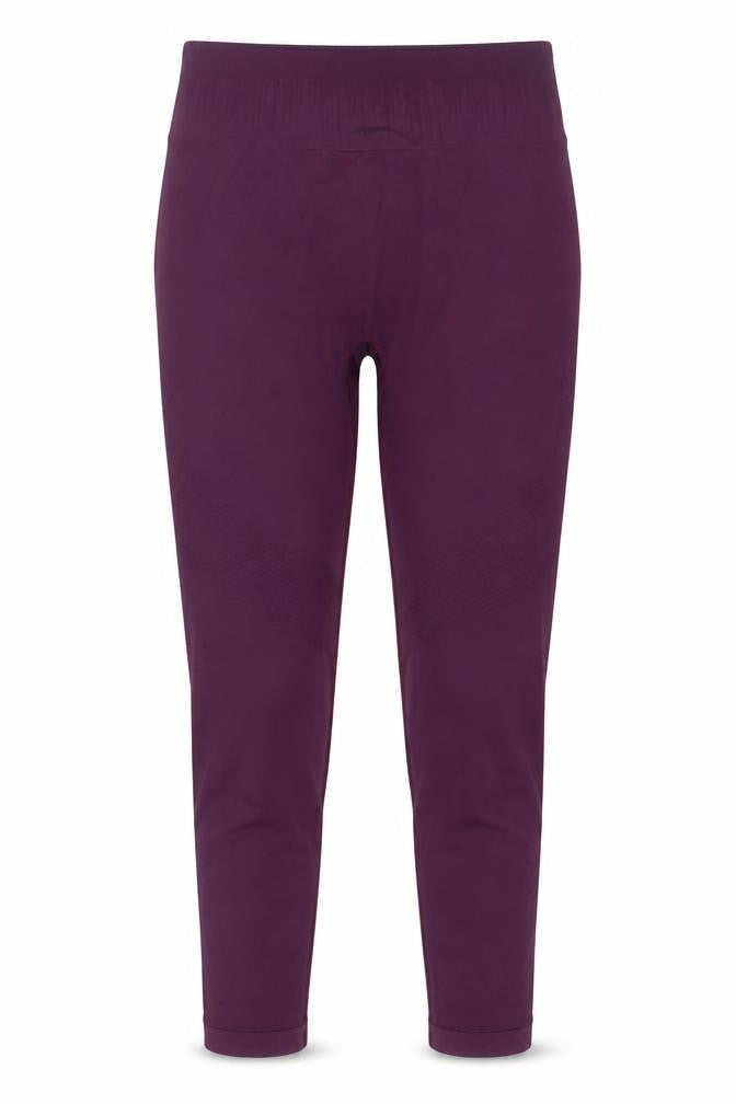 Decathlon Women's Purple Gym Leggings L Elastic Waist
