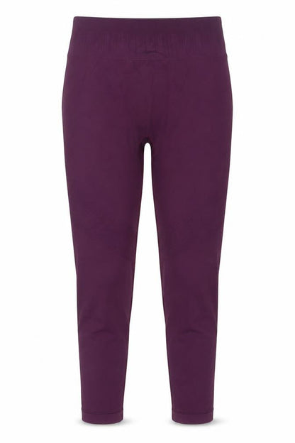 Decathlon Women's Purple Gym Leggings L Elastic Waist