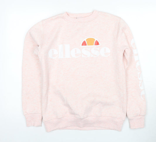 Ellesse Pink Women's Pullover Sweatshirt, Size 7