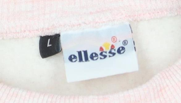 Ellesse Pink Women's Pullover Sweatshirt, Size 7