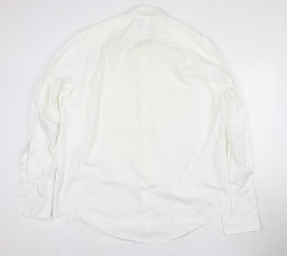 Mens UK Collar Size 44/91 cm Charles Tyrwhitt Smart White  Dress Shirt