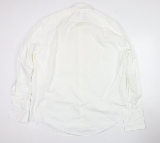 Mens UK Collar Size 44/91 cm Charles Tyrwhitt Smart White  Dress Shirt