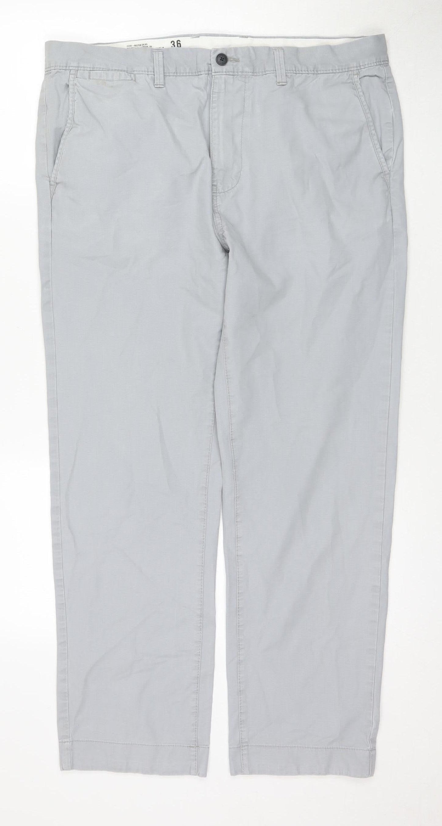 Marks and Spencer Men's Grey Chino Trousers 36