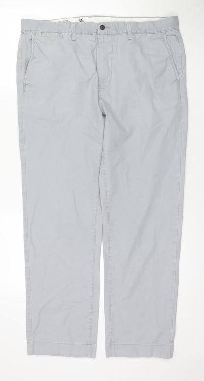 Marks and Spencer Men's Grey Chino Trousers 36