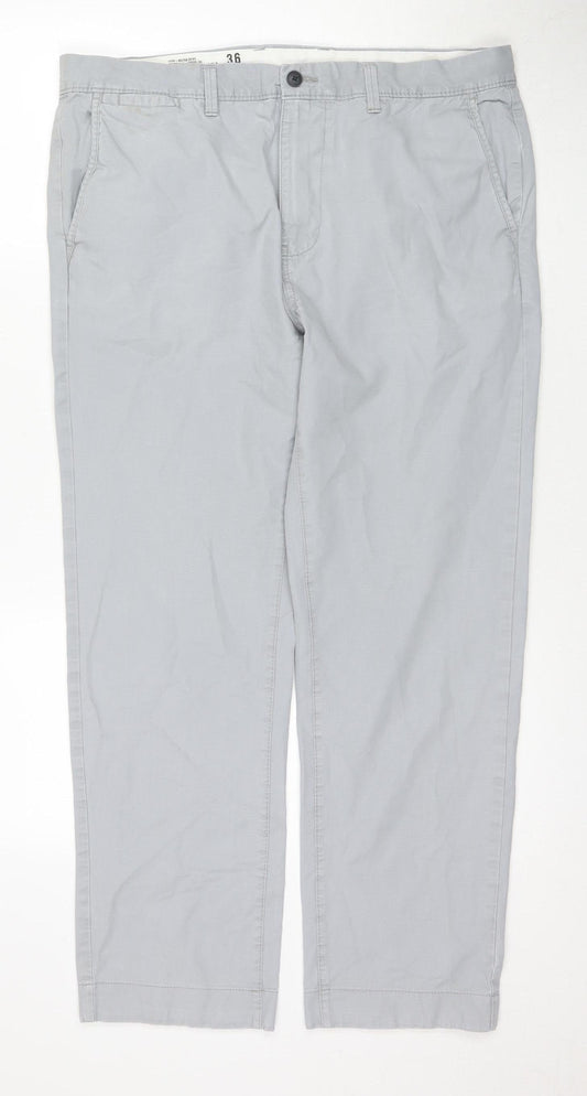 Marks and Spencer Men's Grey Chino Trousers 36