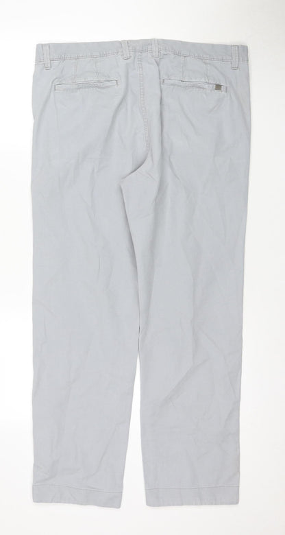 Marks and Spencer Men's Grey Chino Trousers 36