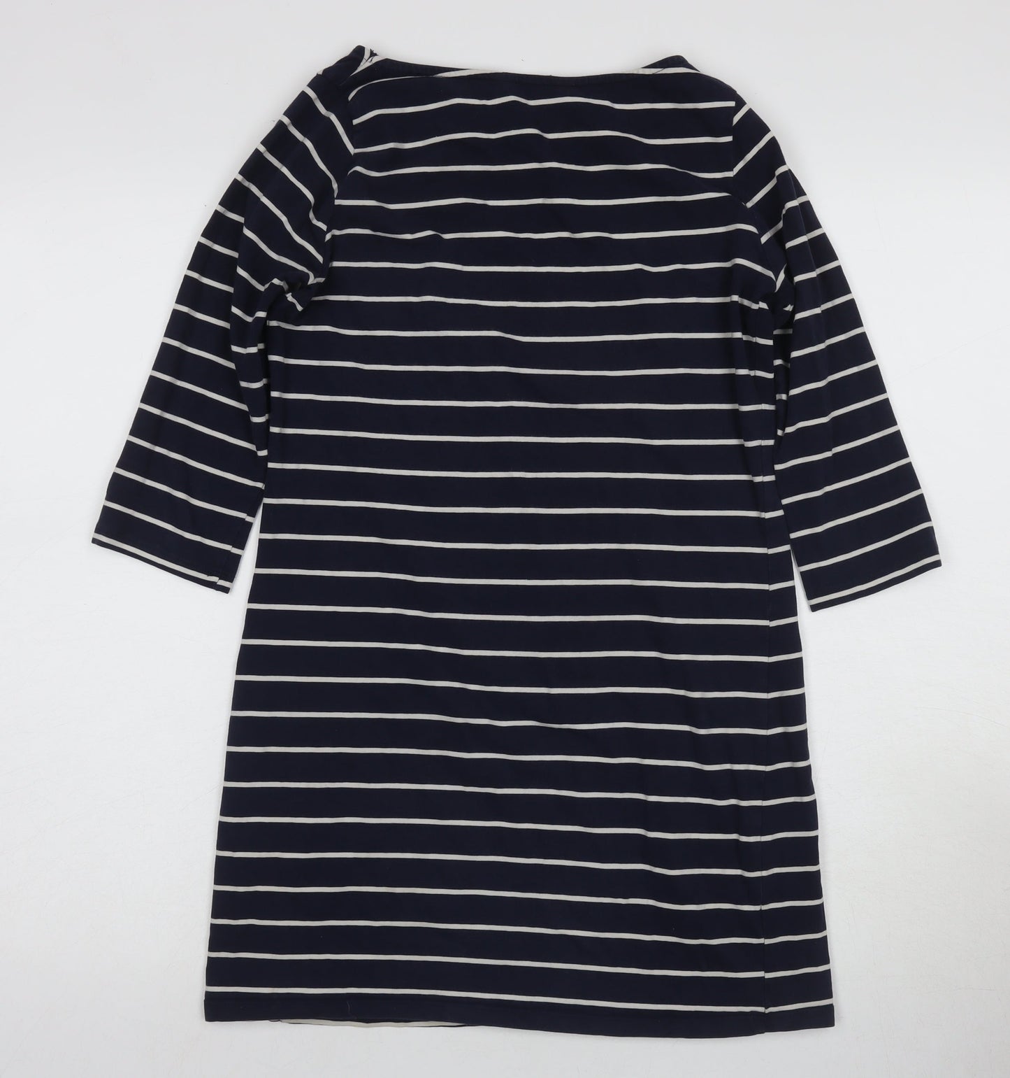 Dorothy Perkins Womens Blue Striped Shift Dress Size 10