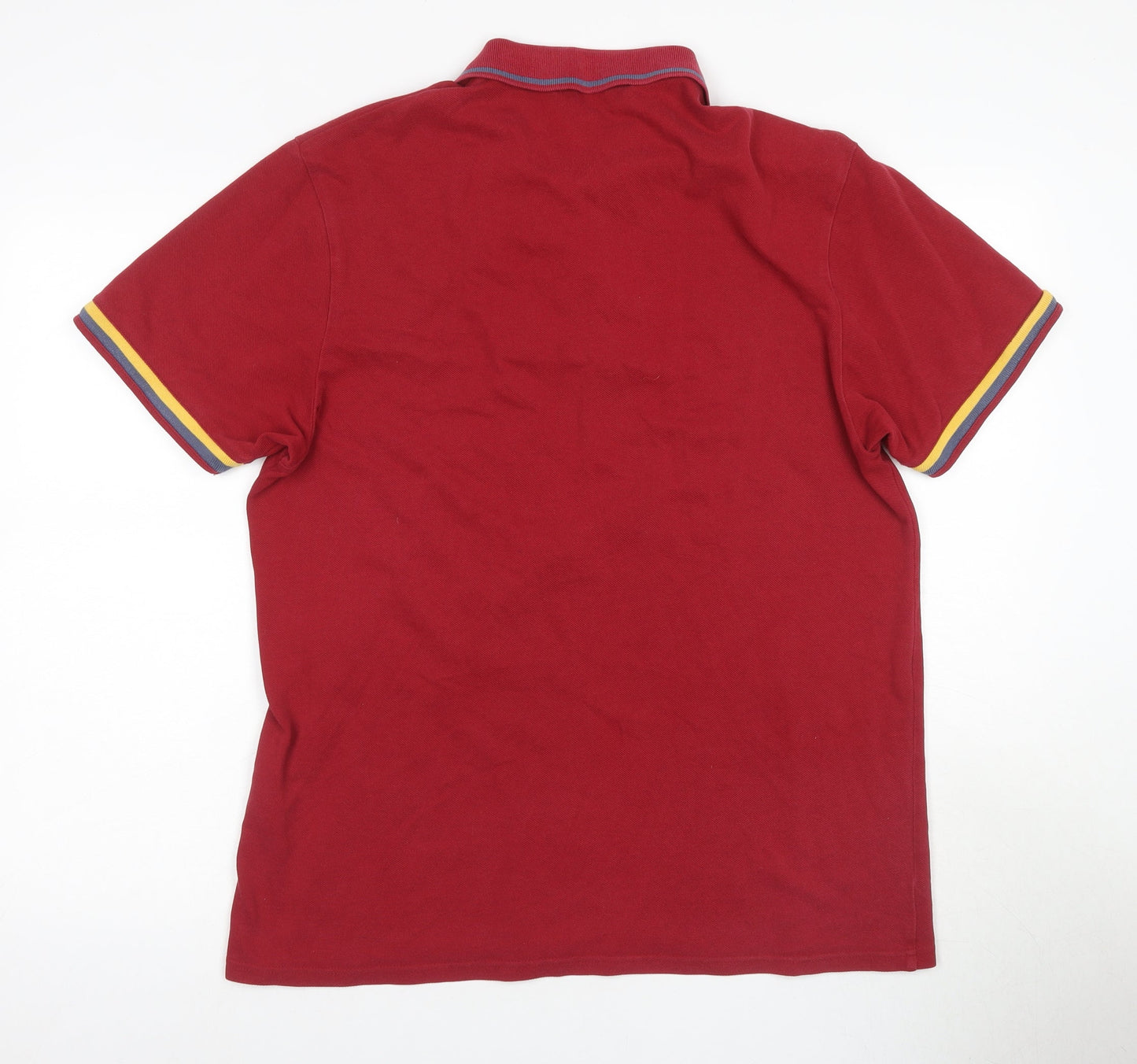 Marks and Spencer Red Men's Medium Polo Shirt