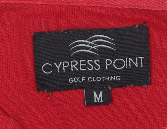 Cypress Point Men's Black Argyle Golf Polo Shirt