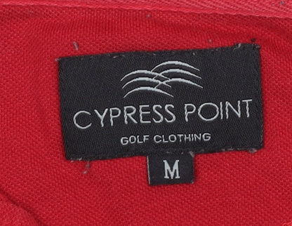 Cypress Point Men's Black Argyle Golf Polo Shirt