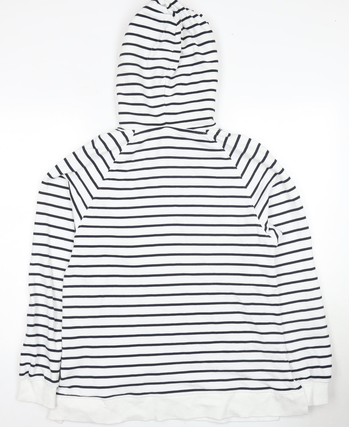 Womens UK Size M Marks and Spencer White Pullover Hoodie